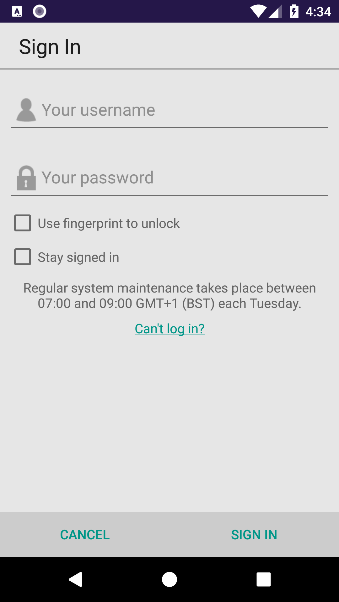login