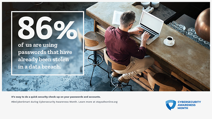 86% of us are using passwords that have already been stolen in a data breach