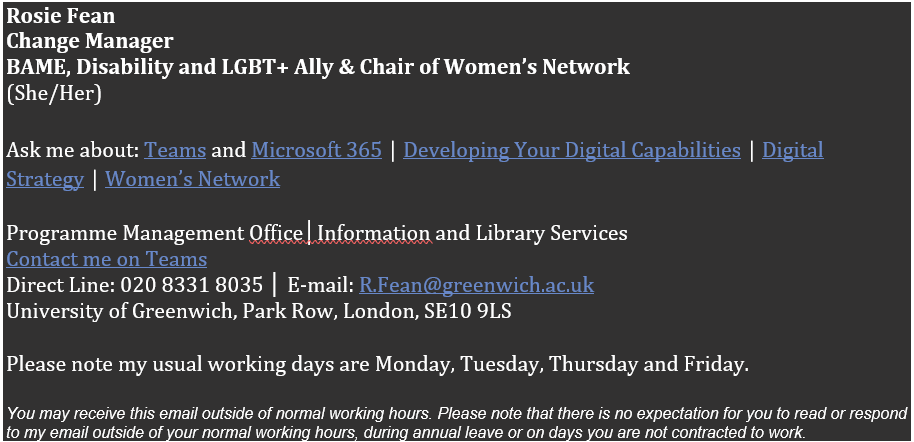 inclusive email signature
