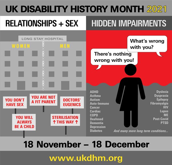 UK Disability History Month infographic