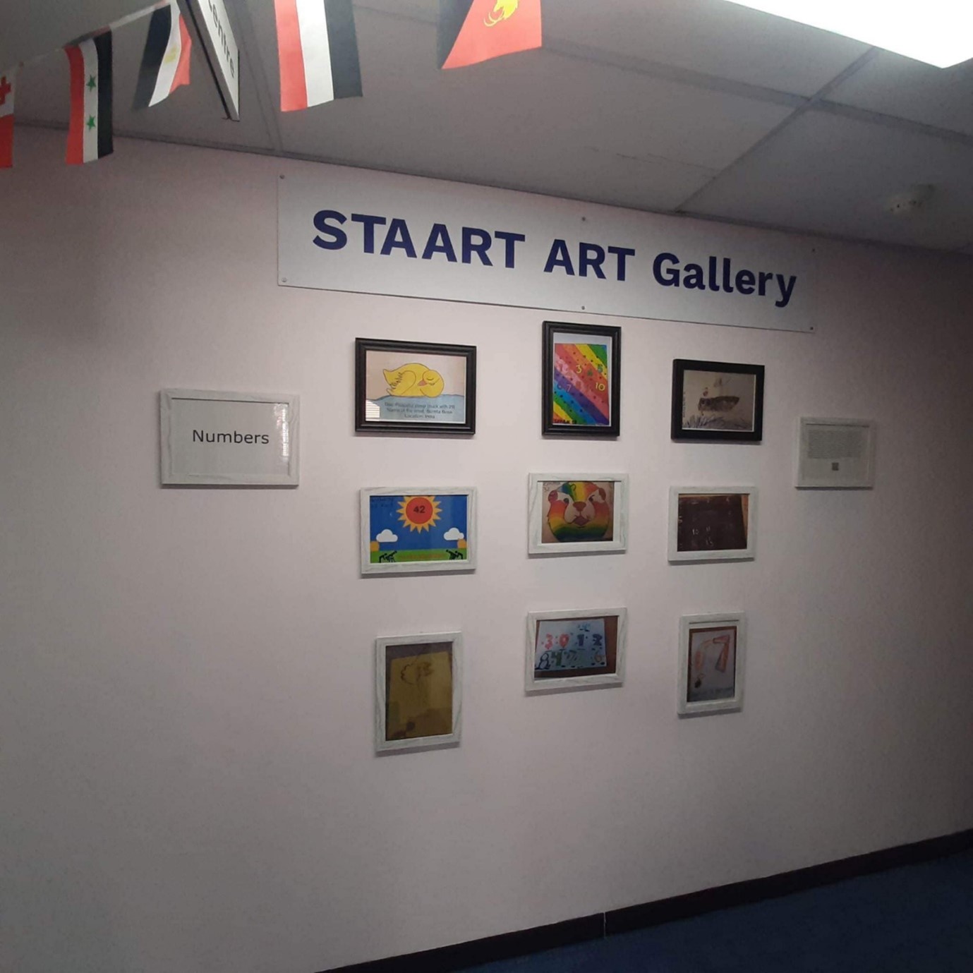 STAART Art Gallery (Medway Campus) during the February 2023 Numbers Competition
