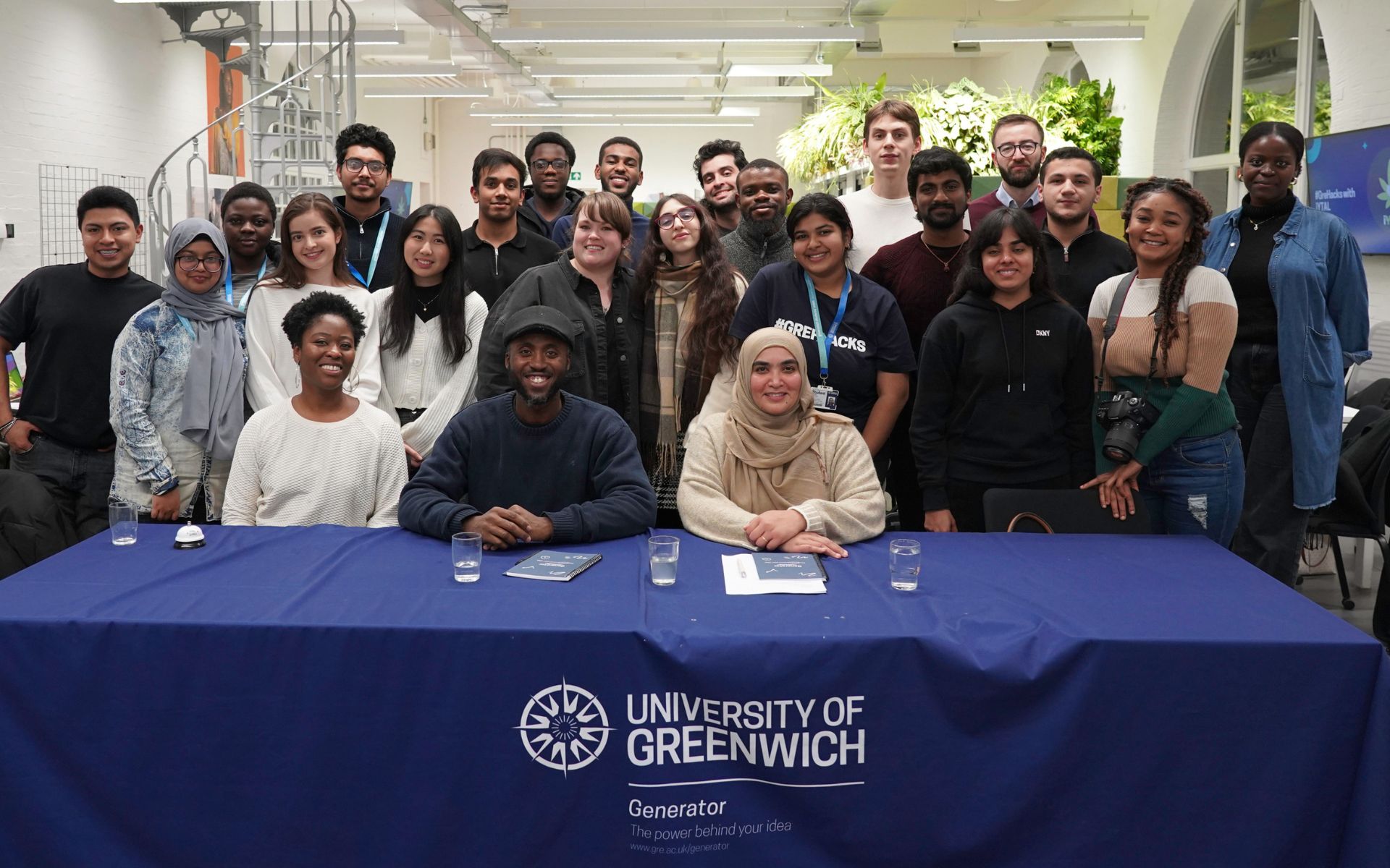 group of students at event 