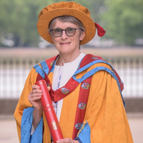 Bronwyn Hill CBE on graduation day