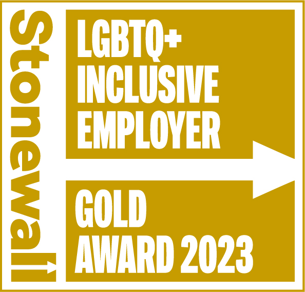 Stonewall LGBTQ+ Inclusive Employer Gold Award 2023