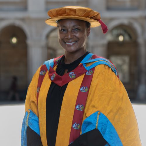 Dr Alison Heydari on graduation day