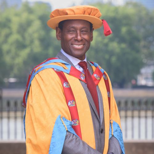 David Harewood OBE on graduation day