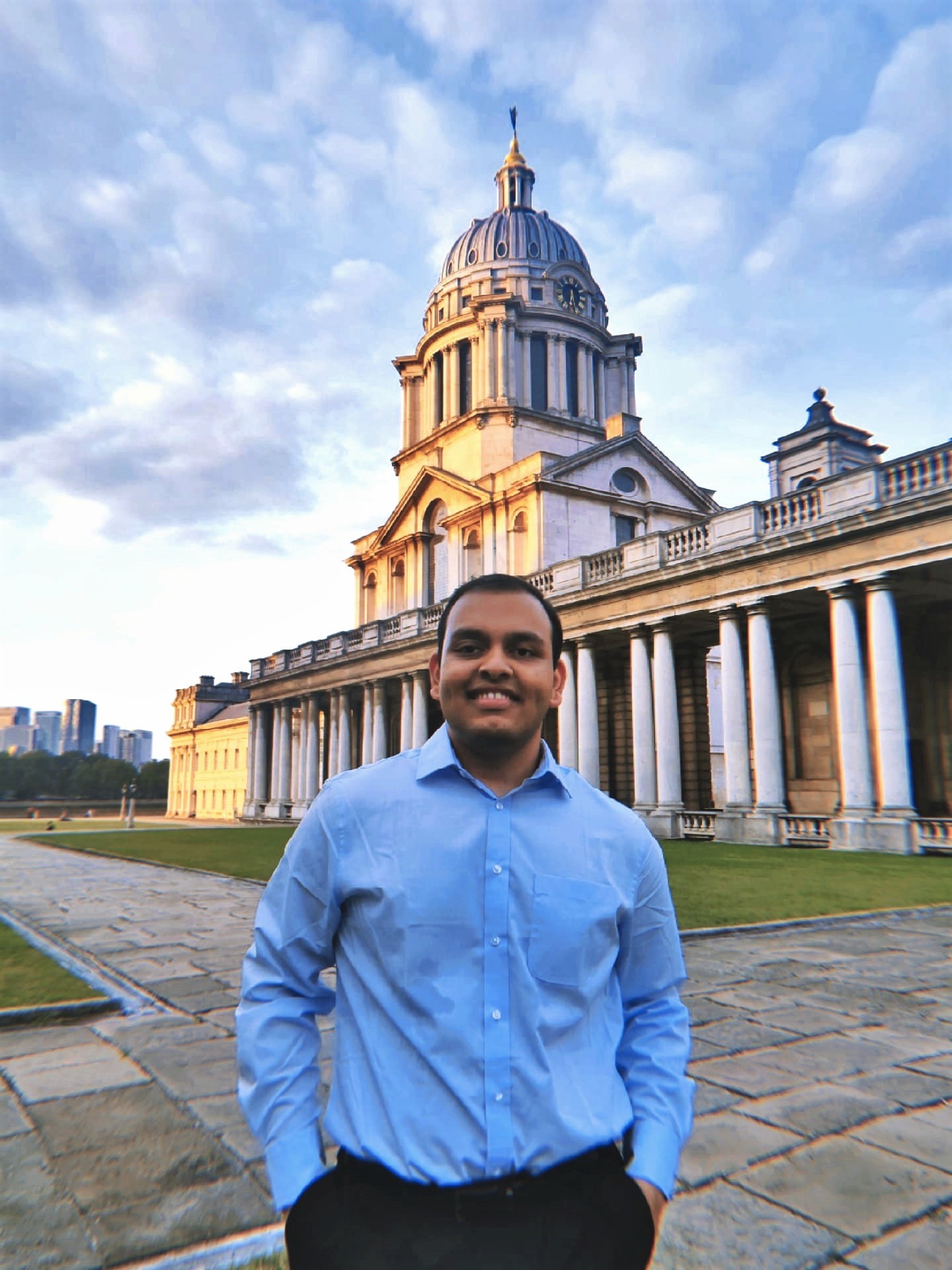 BSc Economics with Banking student Pranav Bhardi on Greenwich Campus