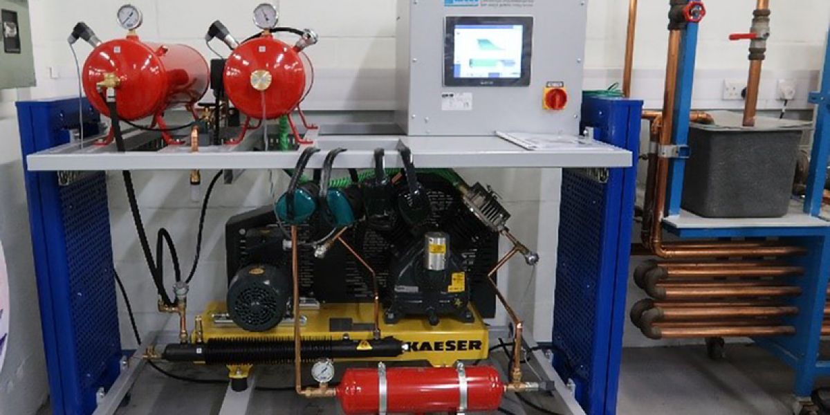 Two stage air compressor system