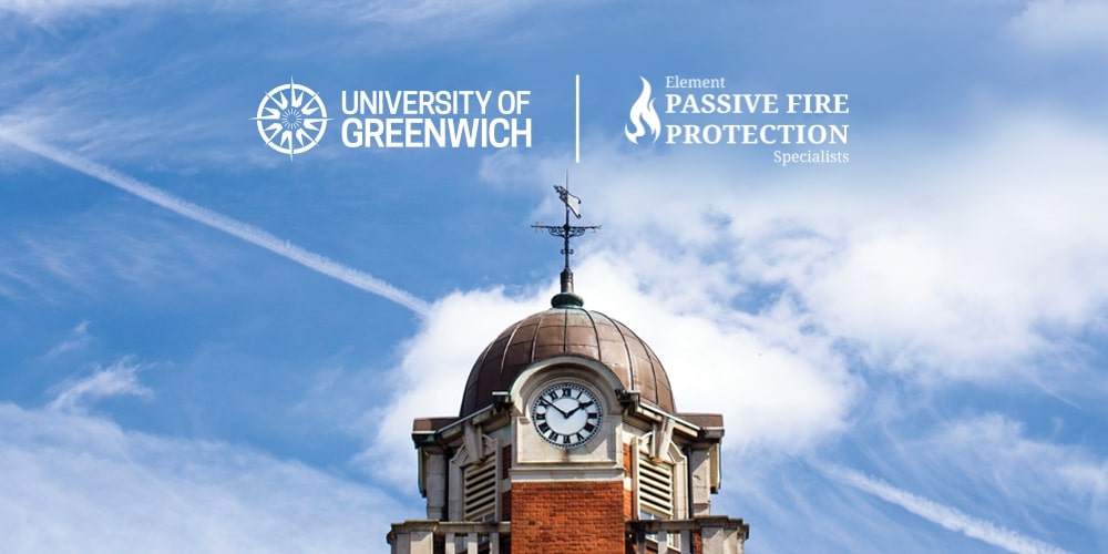 UoG and Element Passive Fire Protection logo