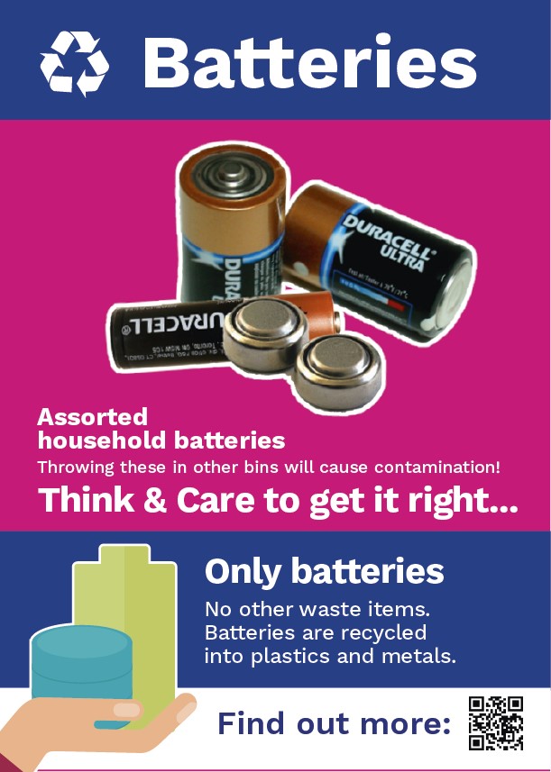 Battery Waste Poster
