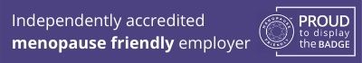Independently accredited menopause friendly employer
