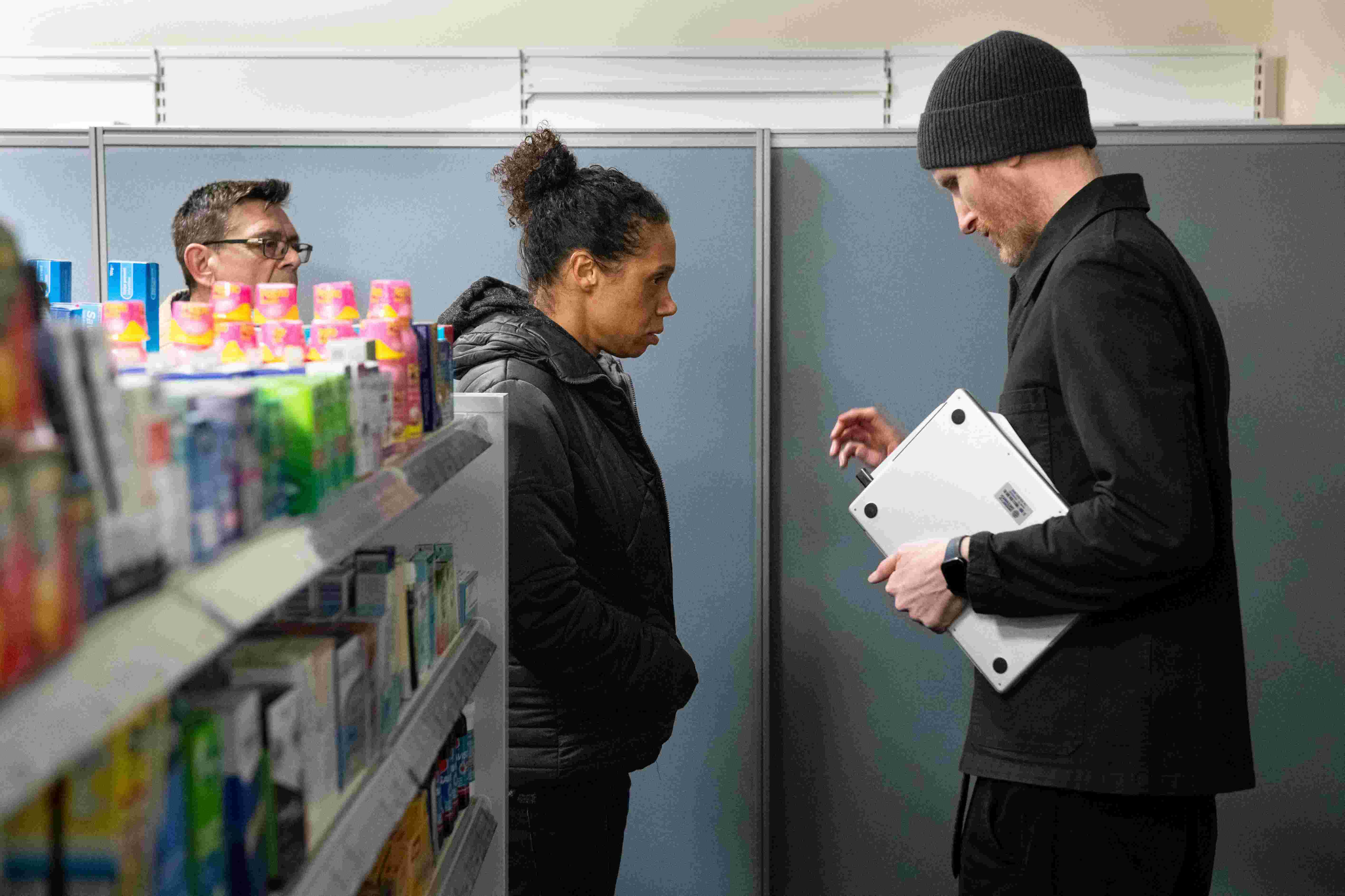 A still from the shoot of A Woman with Good Abilities A still from the shoot of A Woman with Good Abilities