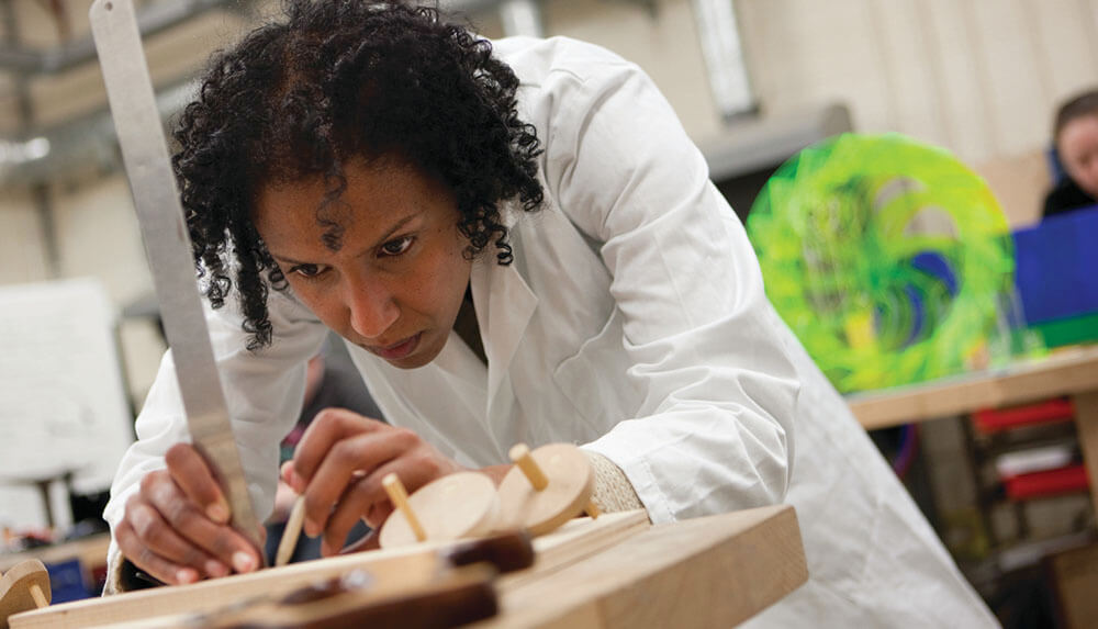 Mechanical engineering technology degree helps katie develop her