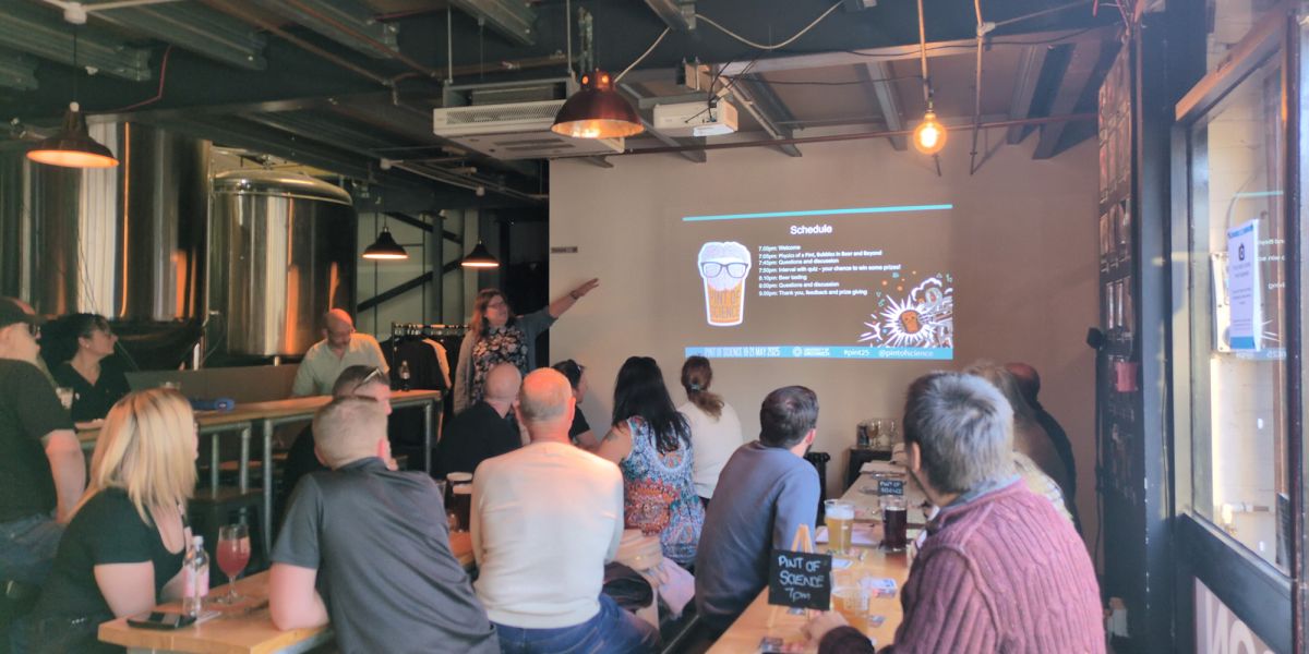 Iron Pier Brewery, Pint of Science 2025