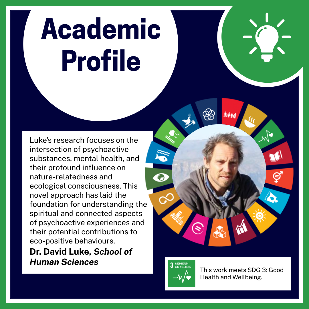 Staff Profile School of Human Sciences SDG3