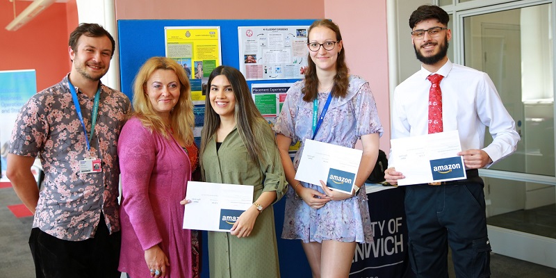 A group image of staff and students at the Placement Recall Day