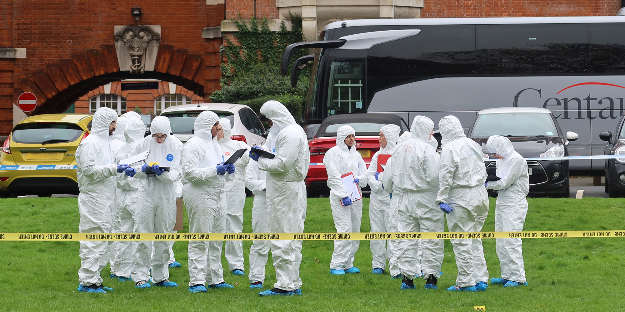 Forensic science students prepare for practical work Forensic science students prepare for practical work